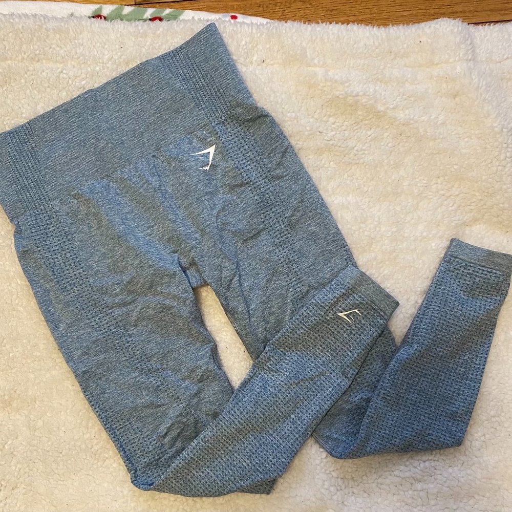 Gymshark Blue Marl Vital Seamless Leggings